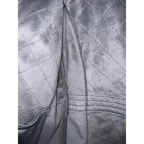 THE NORTH FACE Silken Fleece Lined Jacket Full Zipper Size XL Women's Gray - Picture 13 of 16